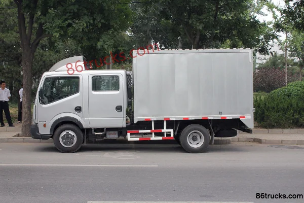 Zhengzhou Nissan Kapsuta 140 ch 4X2(6 roues) camion fourgon léger 3,1 m double cabine (empattement long) Extérieur (2) | 86Trucks