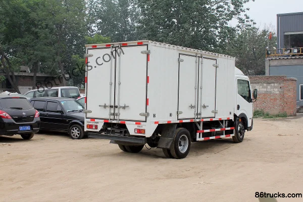 Zhengzhou Nissan Cabstar 130ch 4X2(6 roues) 3.6m Camion fourgon simple cabine Carrosserie (1) | 86Trucks