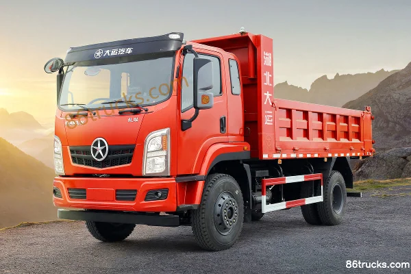 Dayun Zhisheng Medium Truck 180hp 4X2(6 wheels) 4.2m dump truck Exterior (2) | 86Trucks