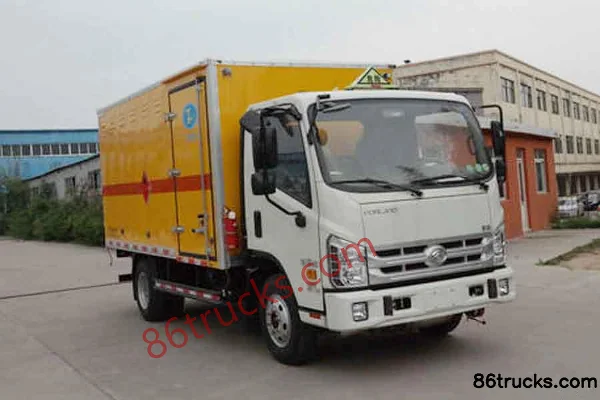 Shandong Zhengtai Shandong Zhengtai Foton Times Chassis Explosives Transport Truck