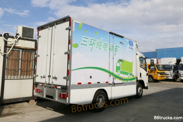 Sanhuan Shitong T3 Chuangke 4,5T 4,15 m cabine simple camion frigorifique électrique pur 82,4 kWh 4X2(6 roues) Extérieur (3) | 86Trucks