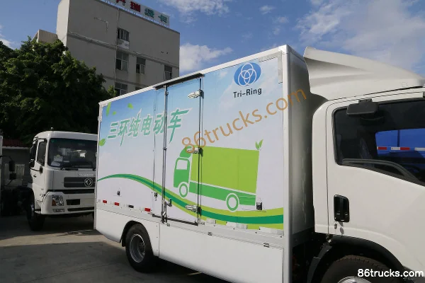 Sanhuan Shitong T3 Chuangke 4,5T 4,15 m cabine simple camion frigorifique électrique pur 82,4 kWh 4X2(6 roues) Carrosserie (1) | 86Trucks