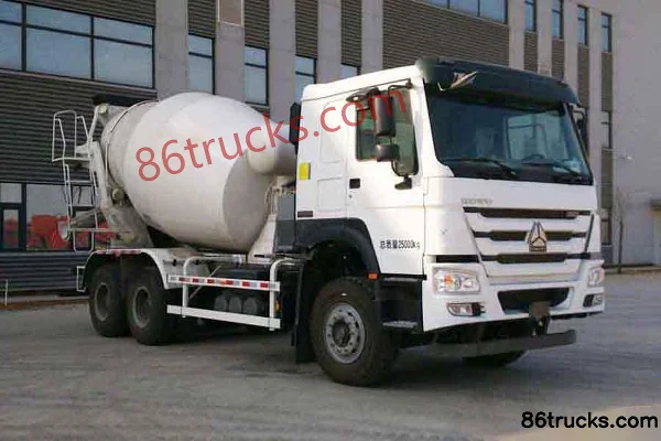 Sinotruk HOWO 380hp 6X4(10 wheels) 5.02m³ concrete mixer truck (Lingyu brand) Exterior