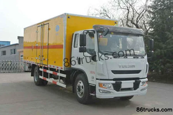 Yuejin Beyond C500 180 hp 4X2(6 wheels) 6.3m explosive material transport truck (Xier brand) Exterior