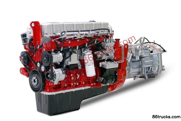 Hualing Heavy Truck Lightweight Version Transport Type 350 hp 8X4(12 wheels) 6.7m LNG Dump Truck Chassis (1) | 86Trucks