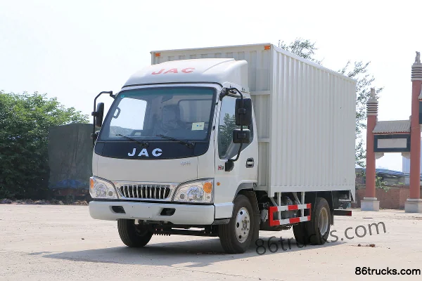 JAC Kangling 33 Wide Body 130hp 4X2(6 wheels) 4.18m Single Row Van Light Truck Exterior (3) | 86Trucks