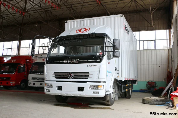 Dongfeng Duolika D6-M 115hp 4X2(6 wheels) 4.17m Single Row Van Light Truck Exterior (3) | 86Trucks