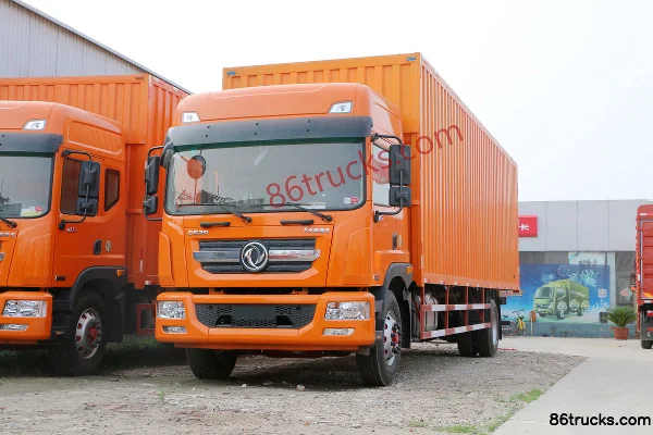 Dongfeng Duolika D12 camion moyen 190 ch 4X2(6 roues) camion porteur fourgon 9,85 m Extérieur (3) | 86Trucks