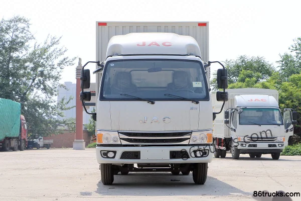 JAC Kangling H5 116 ch 4X2(6 roues) camion léger fourgon, cabine double, 3,8 m Extérieur (2) | 86Trucks