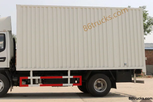 JAC Kangling H5 116 ch 4X2(6 roues) camion léger fourgon, cabine double, 3,8 m Carrosserie (1) | 86Trucks