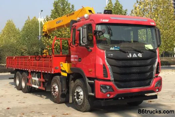 JAC GallopK5 310 hp 8X4(12 wheels) Truck-mounted Crane (Dali Brand) Exterior