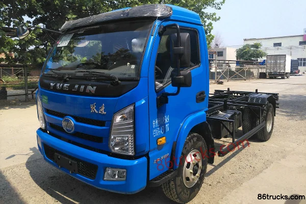 Yuejin Shangjun X500 140hp 4X2(6 wheels) 5.995m hook-lift light truck Exterior (3) | 86Trucks