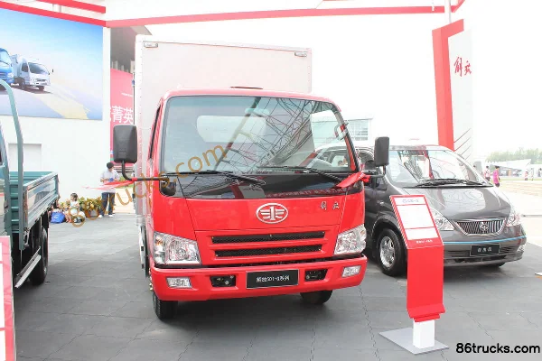 FAW Jiefang 501-Q Series 110 hp 4X2(6 wheels) 4.28m Single Cab Van Light Truck Exterior