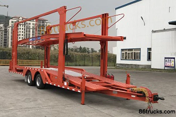 CIMC 12m Center Axle Vehicle Transport Semi-Trailer Exterior (2) | 86Trucks