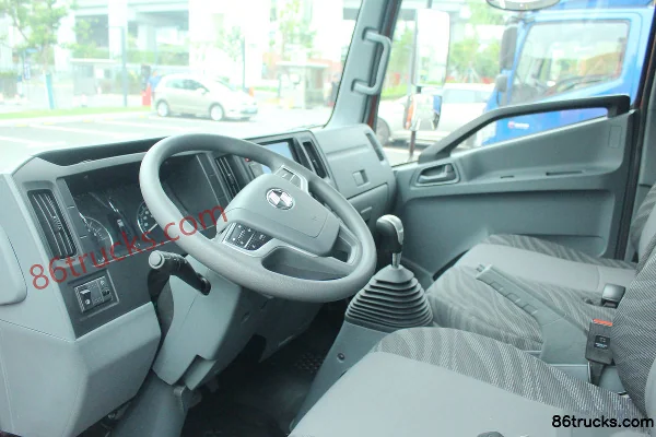 Yuejin Chaoyue E100 4,5T 4,17 m cabine simple camion léger fourgon électrique pur 78,8 kWh 4X2(6 roues) Intérieur (2) | 86Trucks