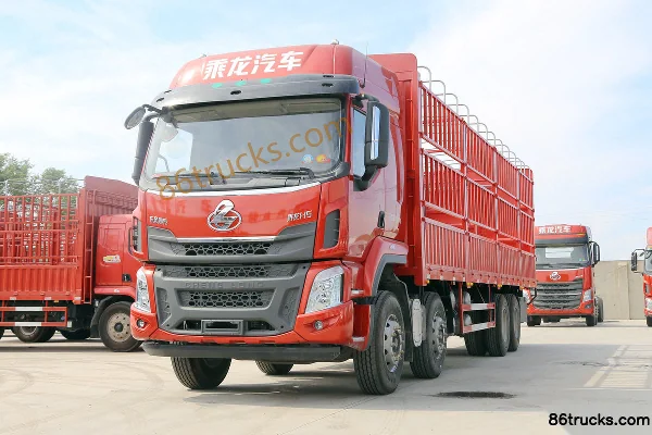 DongfengLiuqi Chenglong H5 camion lourd 350 ch 8X4(12 roues) 9,5 m camion porteur pour bétail Extérieur (3) | 86Trucks