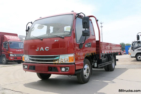 JAC Kangling H5 115 hp 4X2(6 wheels) 3.85m Semi-row Flatbed Light Truck Exterior (2) | 86Trucks