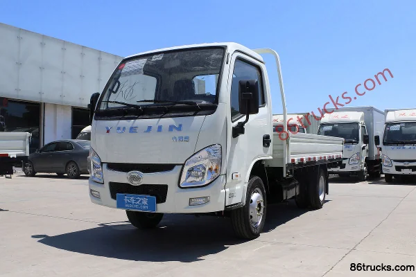 Yuejin Fuxing S50 1.9L 95hp 4X2(6 wheels) Diesel 3.36m Single Row Flatbed Light Truck Exterior (3) | 86Trucks