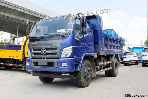 Foton Ruowo E3 160 hp 4X2(6 wheels) 3.8m Crew Cab Dump Truck Exterior (3) | 86Trucks