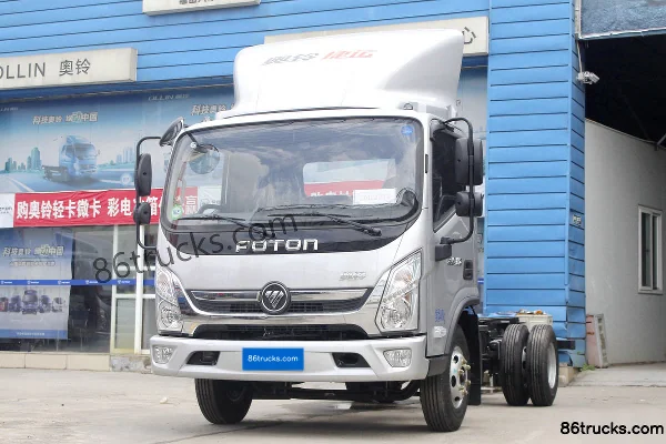 Foton Aoling New Jieyun 156hp 4X2(6 wheels) 4.18m single-row flatbed light truck Exterior (3) | 86Trucks