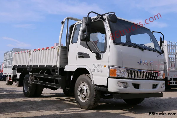 JAC Junling E6 156 hp 4X2(6 wheels) 3.85m Crew Cab Flatbed Light Truck Exterior