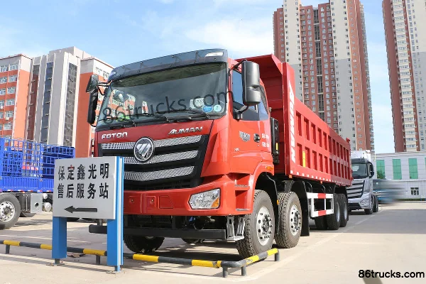 Foton Auman New ETX 9 Series Heavy Truck 375 hp 8X4(12 wheels) 8.8m Dump Truck (High Roof) Exterior (3) | 86Trucks