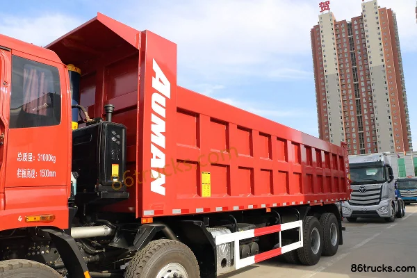Foton Auman New ETX 9 Series Heavy Truck 375 hp 8X4(12 wheels) 8.8m Dump Truck (High Roof) Body (3) | 86Trucks