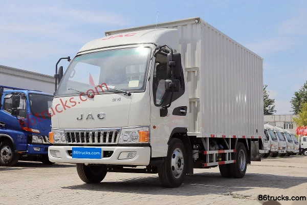 JAC Junling E3 120 hp 4X2(6 wheels) 4.15m Single Row Van Light Truck Exterior (3) | 86Trucks