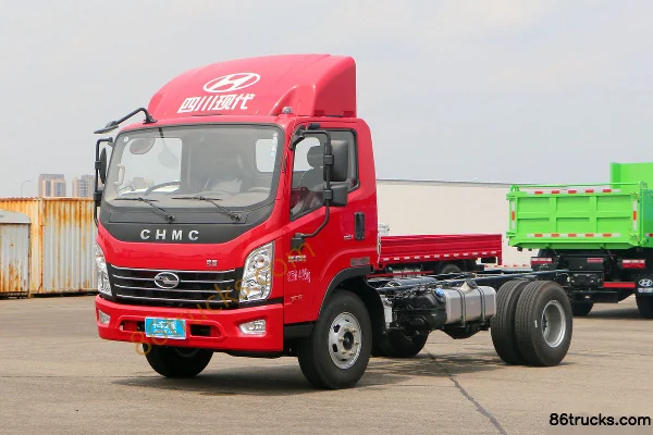 Hyundai Commercial Vehicle Zhidao 500M 130hp 4X2(6 wheels) 4.165m single-row stake truck (Xingrui 5-speed) Exterior (3) | 86Trucks