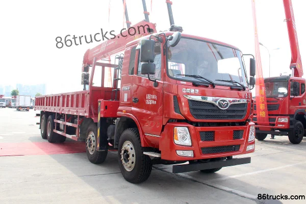 Sinotruk Haoman H5 310hp 8X4(12 wheels) Truck Mounted Crane Exterior