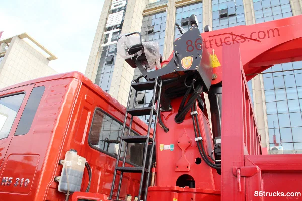 Sinotruk Haoman H5 310hp 8X4(12 wheels) Truck Mounted Crane Body (1) | 86Trucks