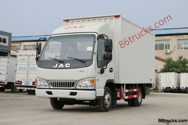 JAC Kangling 29 68 hp 4X2(6 wheels) 3.7m Single Row Van Light Truck Exterior (3) | 86Trucks