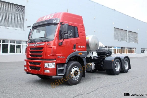 FAW Jiefang Qingdao HanV Heavy Truck 2.0 410 hp 6X4(10 wheels) LNG Tractor Truck (China VI) (High Roof) (CA4250P1K15T1NE6A80) Exterior (2)