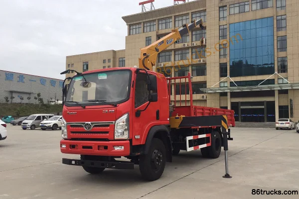 Sanhuan Shitong T3 Chuangke 130hp 4X2(6 wheels) 4.3m truck-mounted crane Exterior (3) | 86Trucks