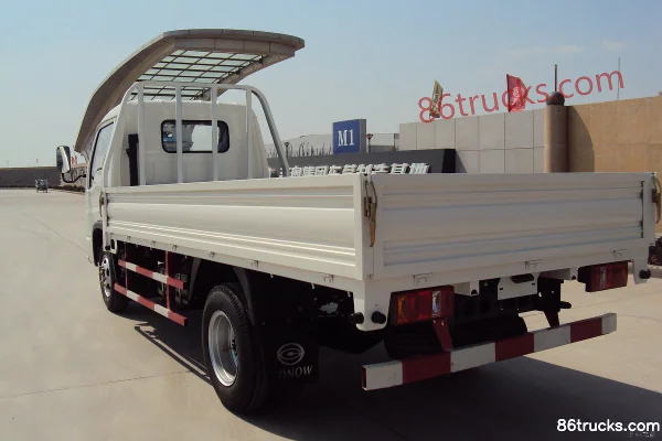 GAC Gonow Xingfu 80 hp 4X2(6 wheels) 4m single-row flatbed mini truck Chassis (2) | 86Trucks