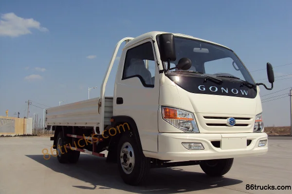 GAC Gonow Xingfu 80 hp 4X2(6 wheels) 4m single-row flatbed mini truck Exterior (2) | 86Trucks