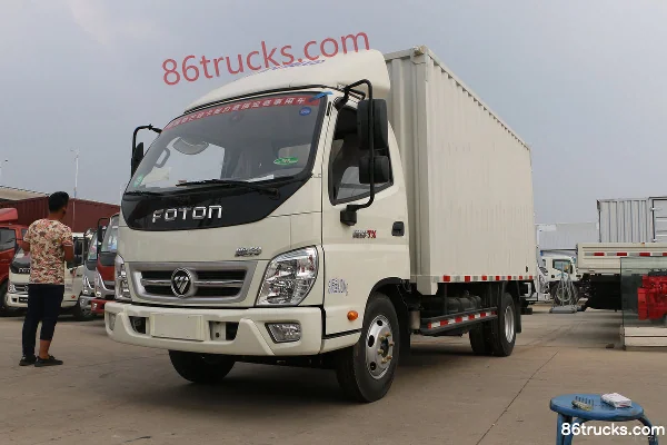 Foton Ollin TX Value Edition 110hp 4X2(6 wheels) 4.165m Single Row Van Light Truck Chassis (Air Brake) Exterior (3) | 86Trucks