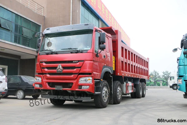 Sinotruk HOWO Heavy Truck 380 hp 8X4(12 wheels) 8.2m Dump Truck Exterior (3) | 86Trucks