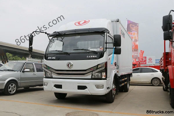 Dongfeng Duolika D6 130 hp 4X2(6 wheels) 4.17 m single-row van light truck Exterior (3) | 86Trucks