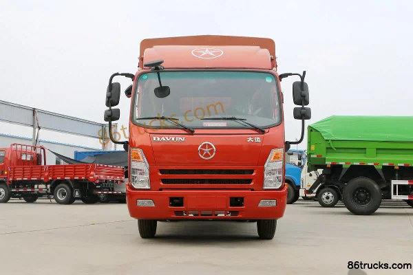 Dayun Aopuli 130hp 4X2(6 wheels) 3.85m Semi Row Stake Truck Exterior (2) | 86Trucks