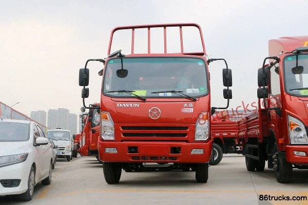 Dayun Aopuli 170hp 4X2(6 wheels) 4.2m Semi-Excluded Dump Truck Exterior (2) | 86Trucks