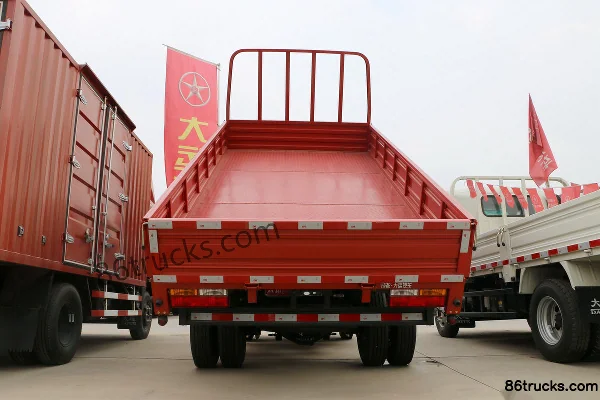 Dayun Aopuli 170hp 4X2(6 wheels) 4.2m Semi-Excluded Dump Truck Body (1) | 86Trucks