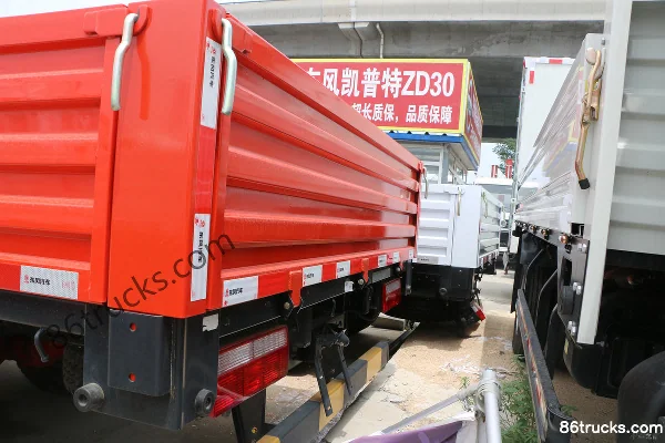 Dongfeng Captain K7 Zhiyue Edition 195hp 4X2(6 wheels) 5.18m Semi-Sleeper Flatbed Cargo Truck (4.875 Ratio) Body (1) | 86Trucks