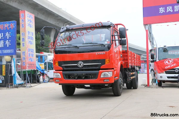 Dongfeng Kaipute K6 163hp 4X2(6 wheels) 4.13m Single Row Flatbed Light Truck (China VI) Exterior (3) | 86Trucks