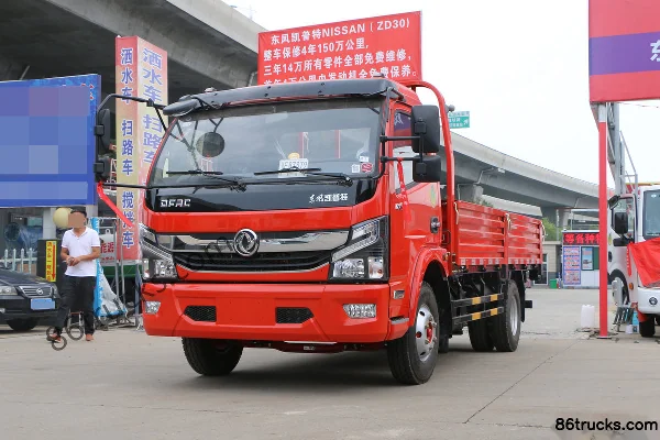Dongfeng Kaipute K6-S Zhiyue Edition 115 hp 4X2(6 wheels) 4.17m Single Row Flatbed Light Truck Exterior (3) | 86Trucks