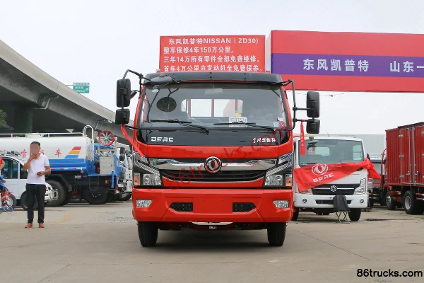 Dongfeng Kaipute K6-S Zhiyue Edition 115 hp 4X2(6 wheels) 4.17m Single Row Flatbed Light Truck Exterior (2) | 86Trucks