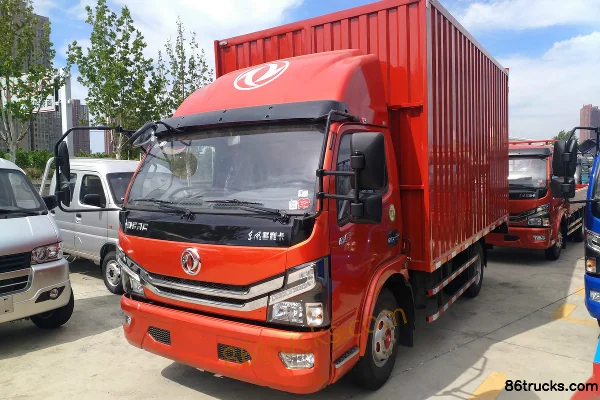 Dongfeng Duolika D6 modèle 2018 130 ch 4X2(6 roues) camion léger fourgon 4,17 m cabine simple Extérieur (3) | 86Trucks