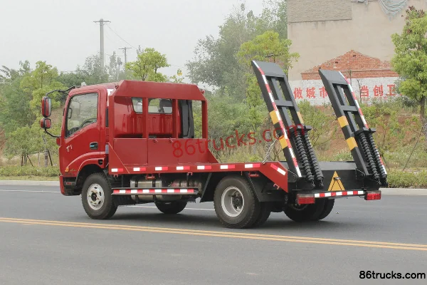 Tangjun Ouling T7 Series 129hp 4X2(6 wheels) flatbed truck Exterior (3) | 86Trucks