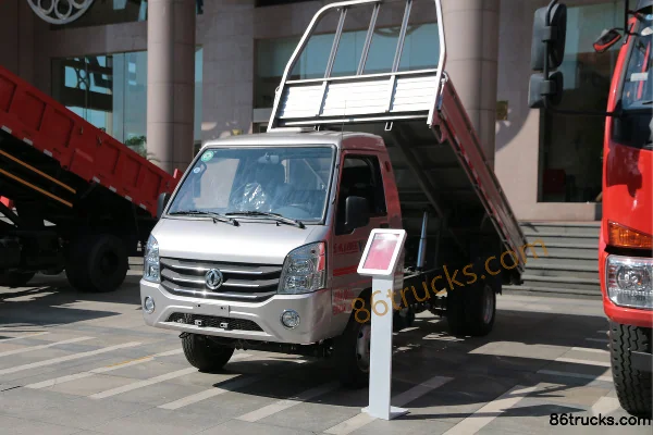 Dongfeng Junfeng 87 ch essence 4X2(6 roues) camion benne 3,3 m Extérieur (3) | 86Trucks