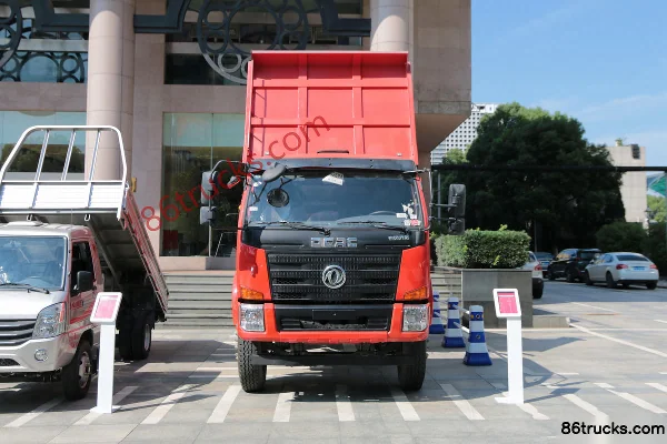 Dongfeng Lituo T20 150hp 4X2(6 wheels) 3.7m Dump Truck (Φ160 Construction Lift) Exterior (2) | 86Trucks